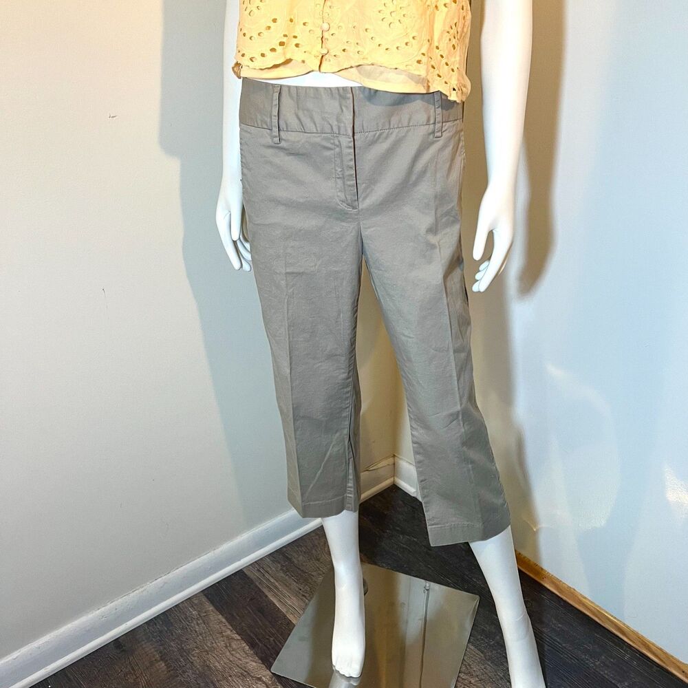 Daisy Fuentes Tan Capris 10 - Retro Preppy 90s Y2K Office Siren Minimalist Work